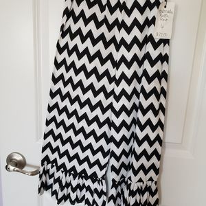 Handmade NEW chevron ruffle pants 6
